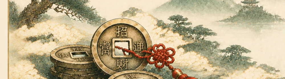 Golden tree and ingots, symbolizing abundance